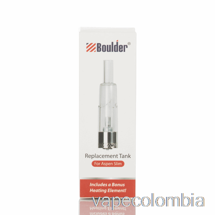 Kit Vape Completo Boulder Aspen Tanque De Repuesto Delgado